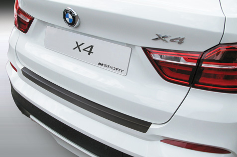 Protection de seuil de coffre convient à BMW X4 (F26) 2014-2018 ABS - noir mat
