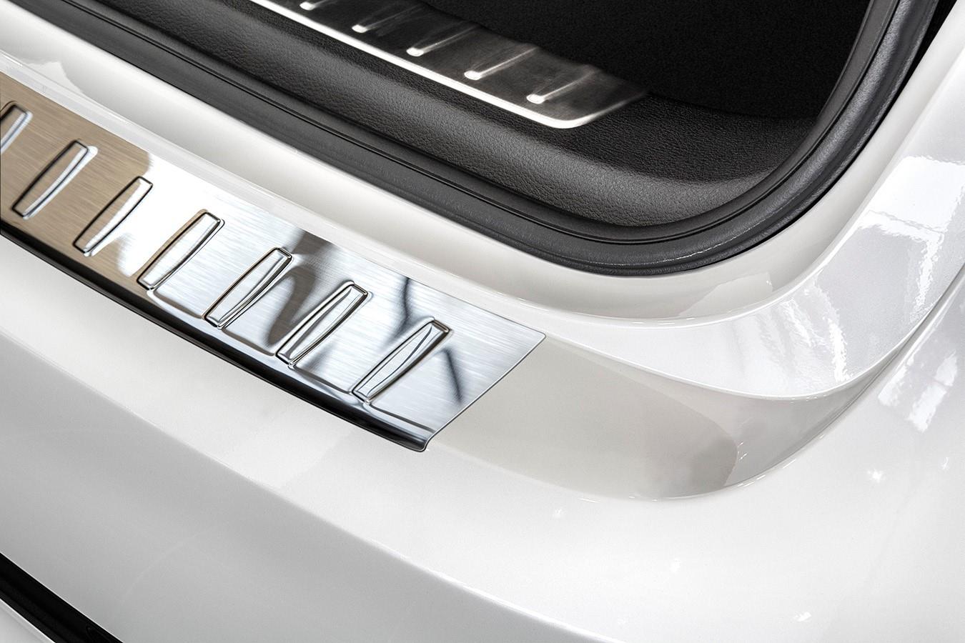 LACKSCHUTZFOLIE-LADEKANTENSCHUTZ FÜR BMW X6 F16 ab 2014-CARBON SILBER