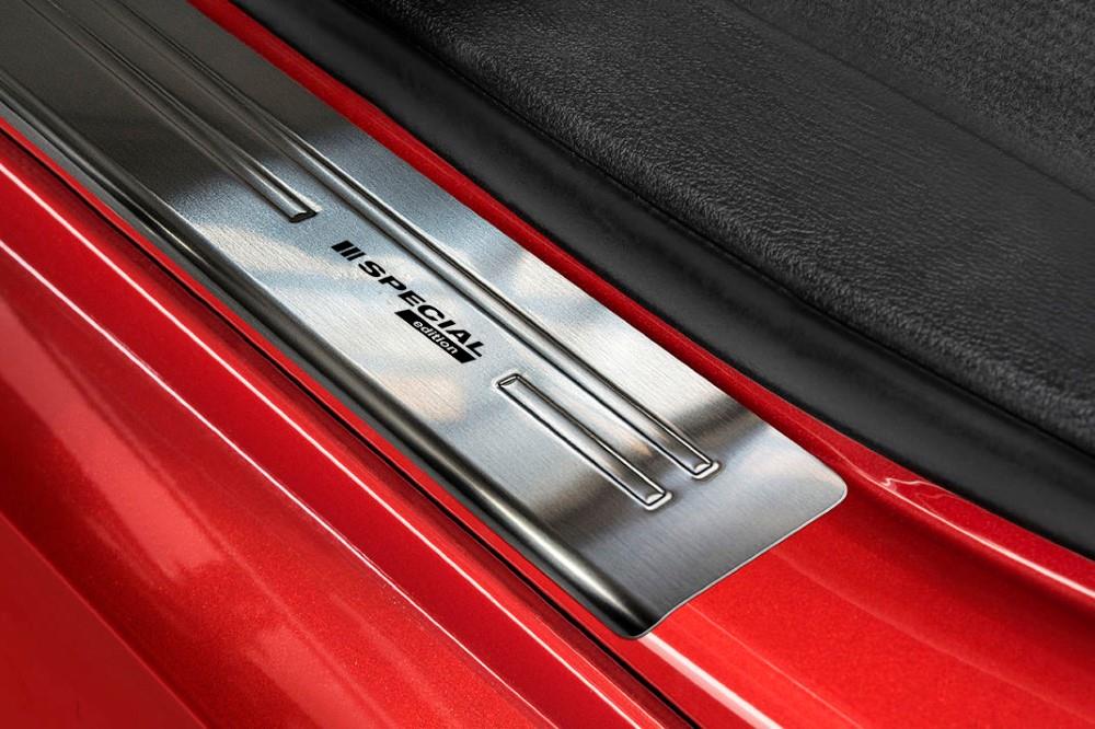 Instaplijsten geschikt voor BMW X6 (F16) 2014-2019 RVS geborsteld 4-delig