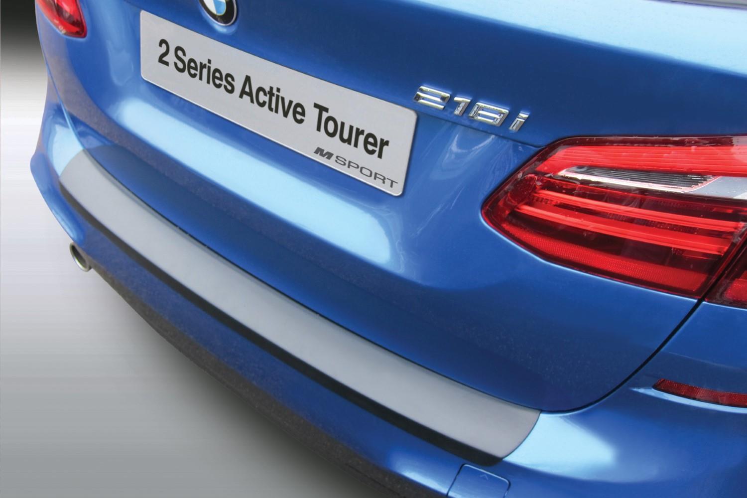 Rear bumper protector suitable for BMW 2 Series Active Tourer (F45) 2014-2018 ABS - matt black