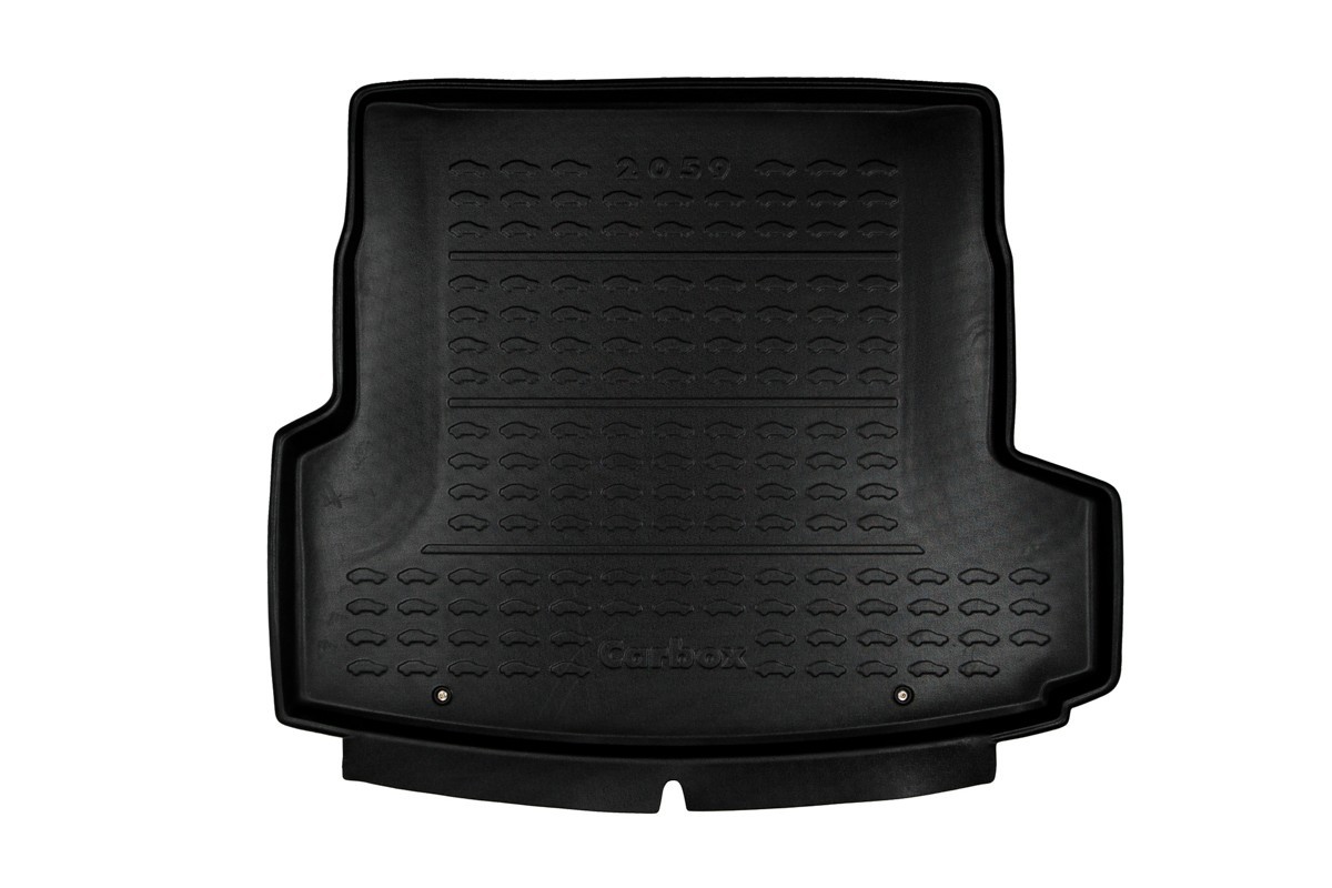 Kofferbakmat BMW 3 Serie Touring (F31) 2012-2019 wagon Carbox Form PE rubber - zwart