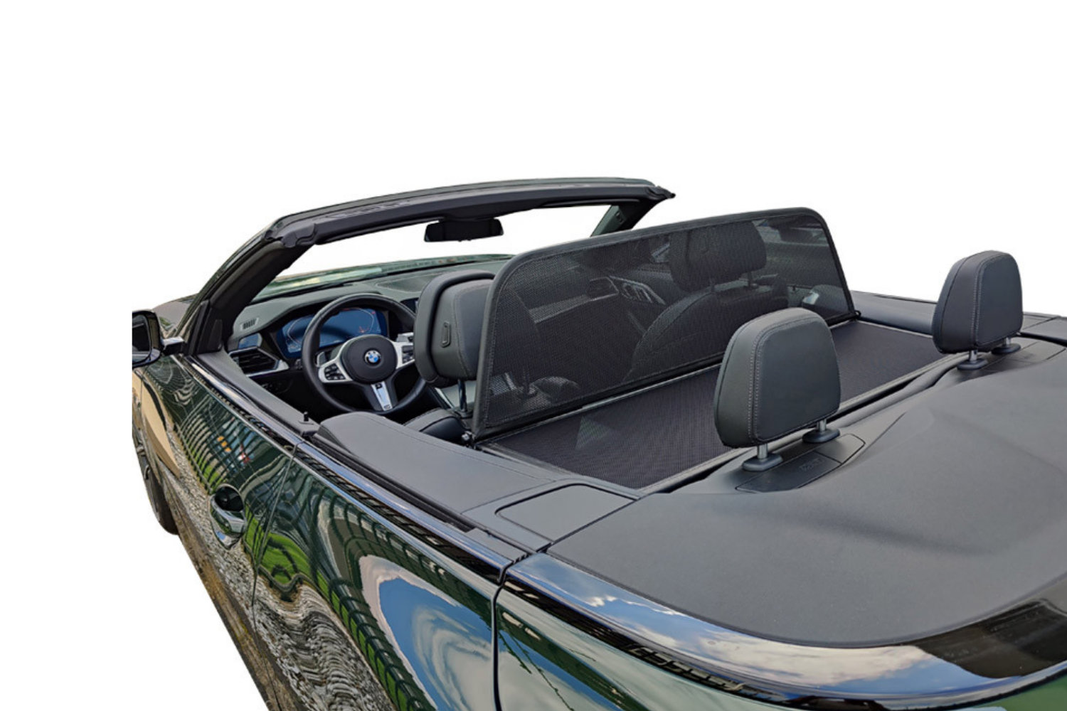 Wind deflector BMW 4 Series Cabriolet (G23) 2020-present Black (BMW34SCD) (3)