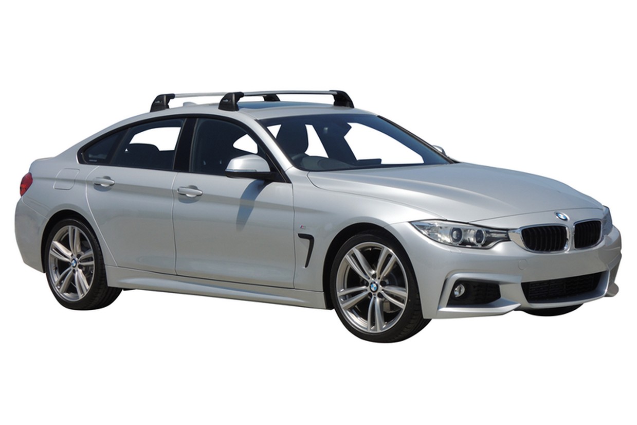 Barres de toit en aluminium adapté pour BMW 4 F36 Gran Coupé (2014-2021) -  Porte-Bagages