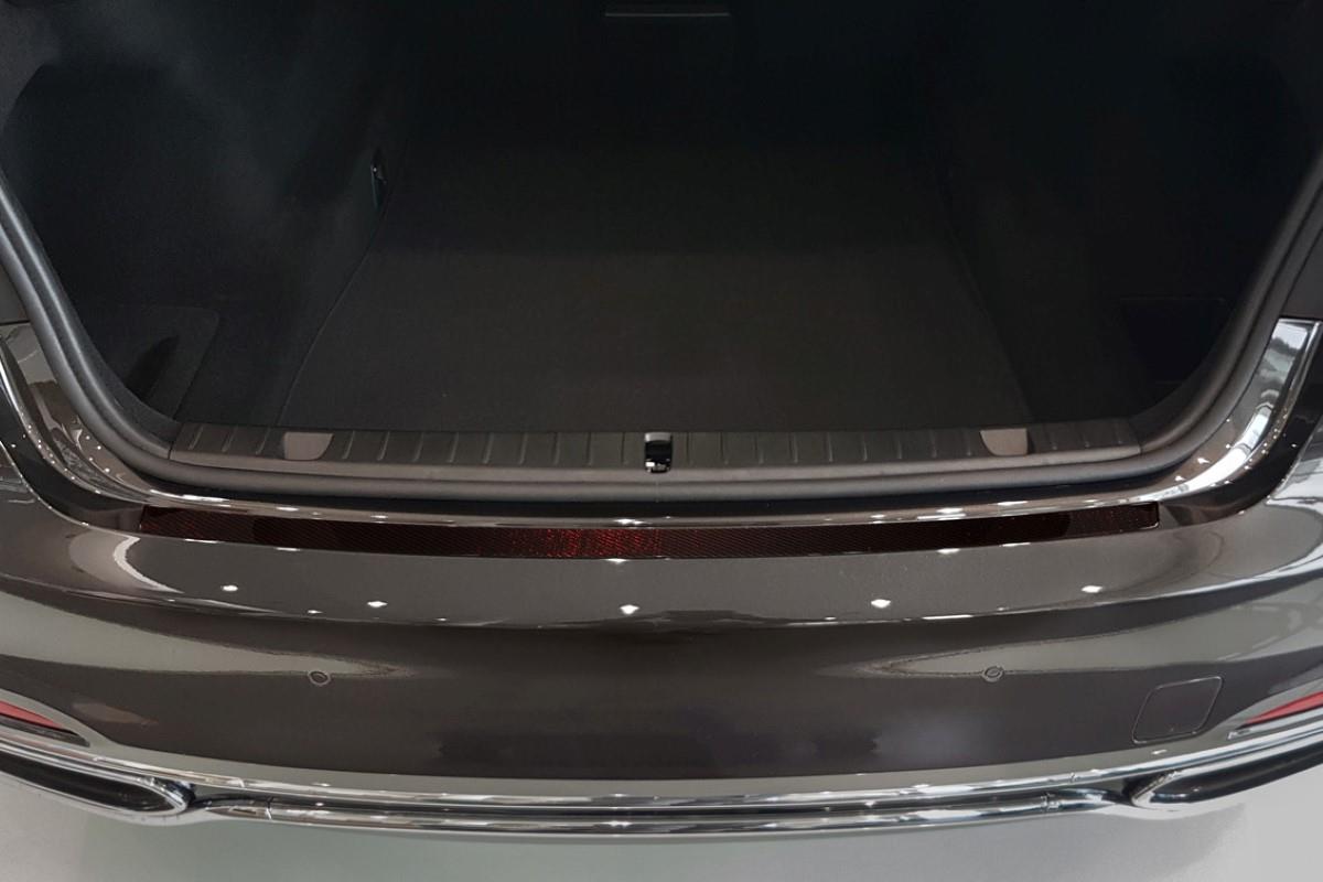 Bumperbeschermer geschikt voor BMW 7 Serie (G11 - G12) 2015-2022 4-deurs sedan carbon