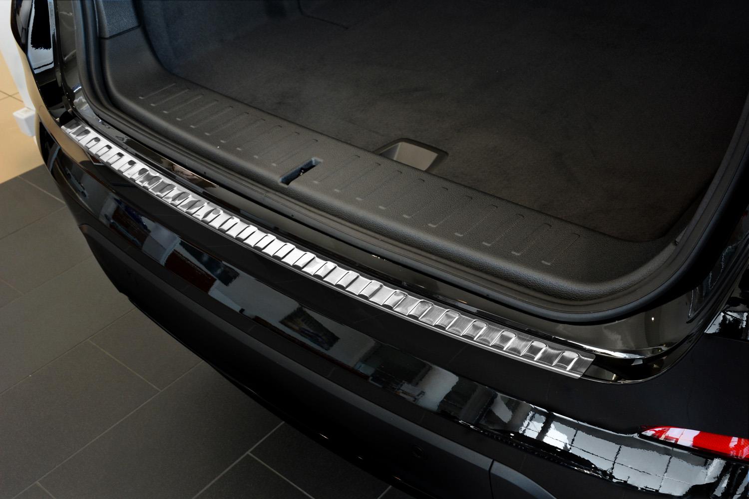 Bumperbeschermer BMW X4 (F26) 2014-2018 RVS geborsteld