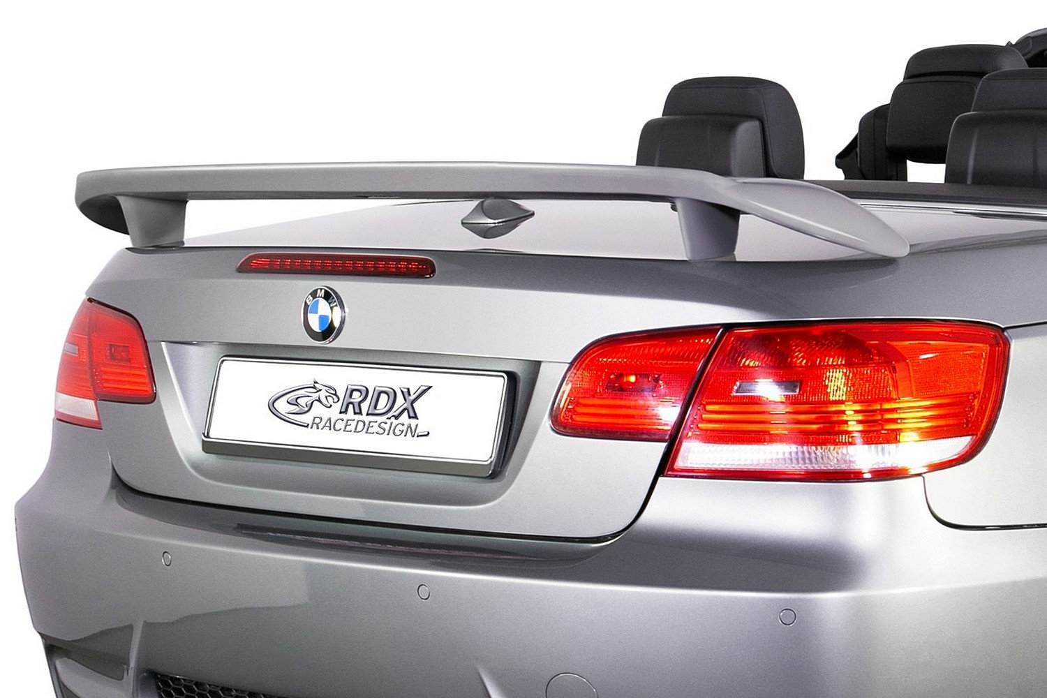 Spoiler passend für BMW 3er E93 Cabrio, Flexible Heckspoiler Schwarz  glänzend - FLY DESIGN SHOP