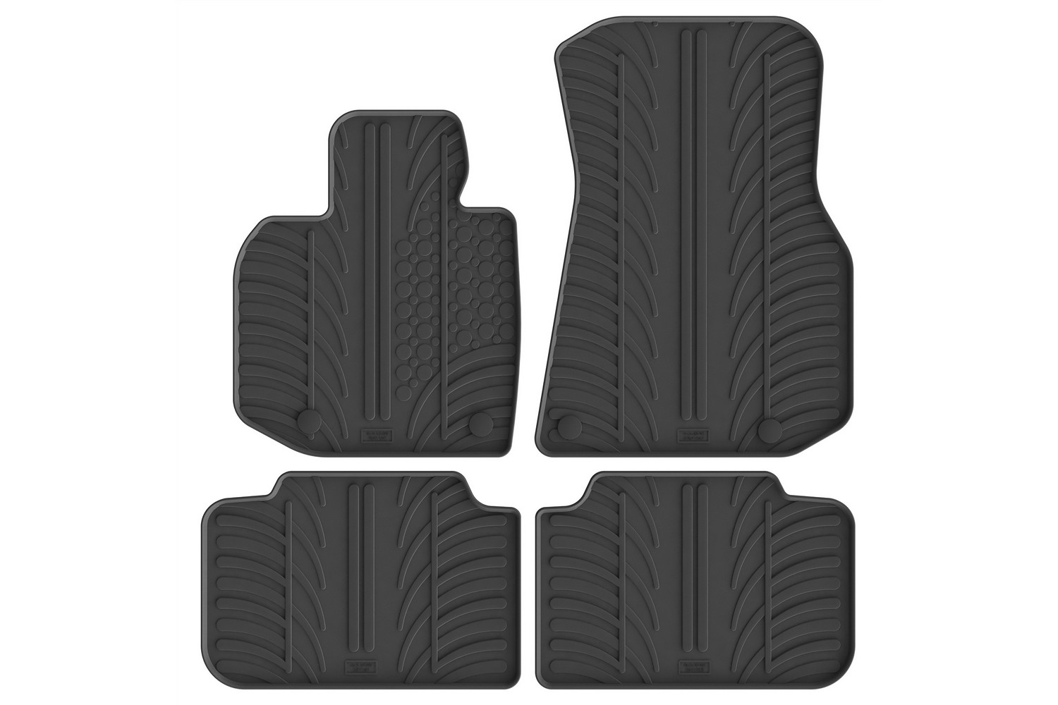 Fu&szlig;matten passend f&uuml;r BMW X3 (G45) 2024-heute Rubbasol Gummi