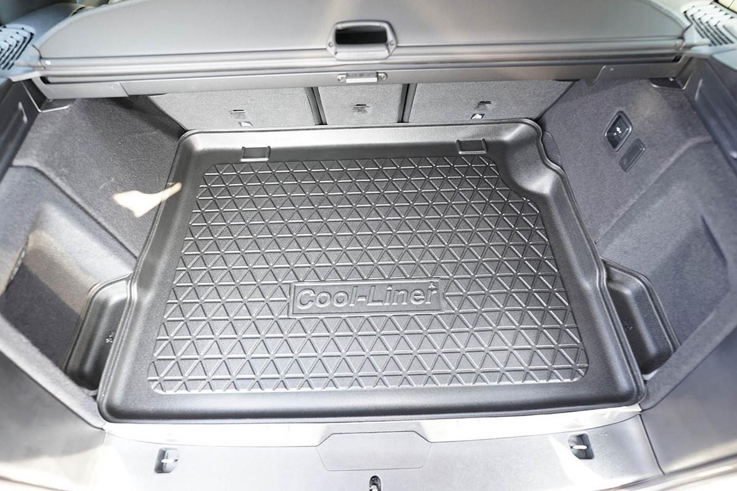 Premium Kofferraum Wanne für BMW X3 G01 Plug-in Hybrid 2020 Hinweis Ausbuchtung