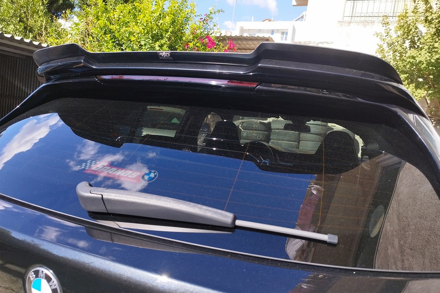 Lèvre de becquet de coffre BMW convient à Série 1 (F40) 2019-2024 5 portes bicorps