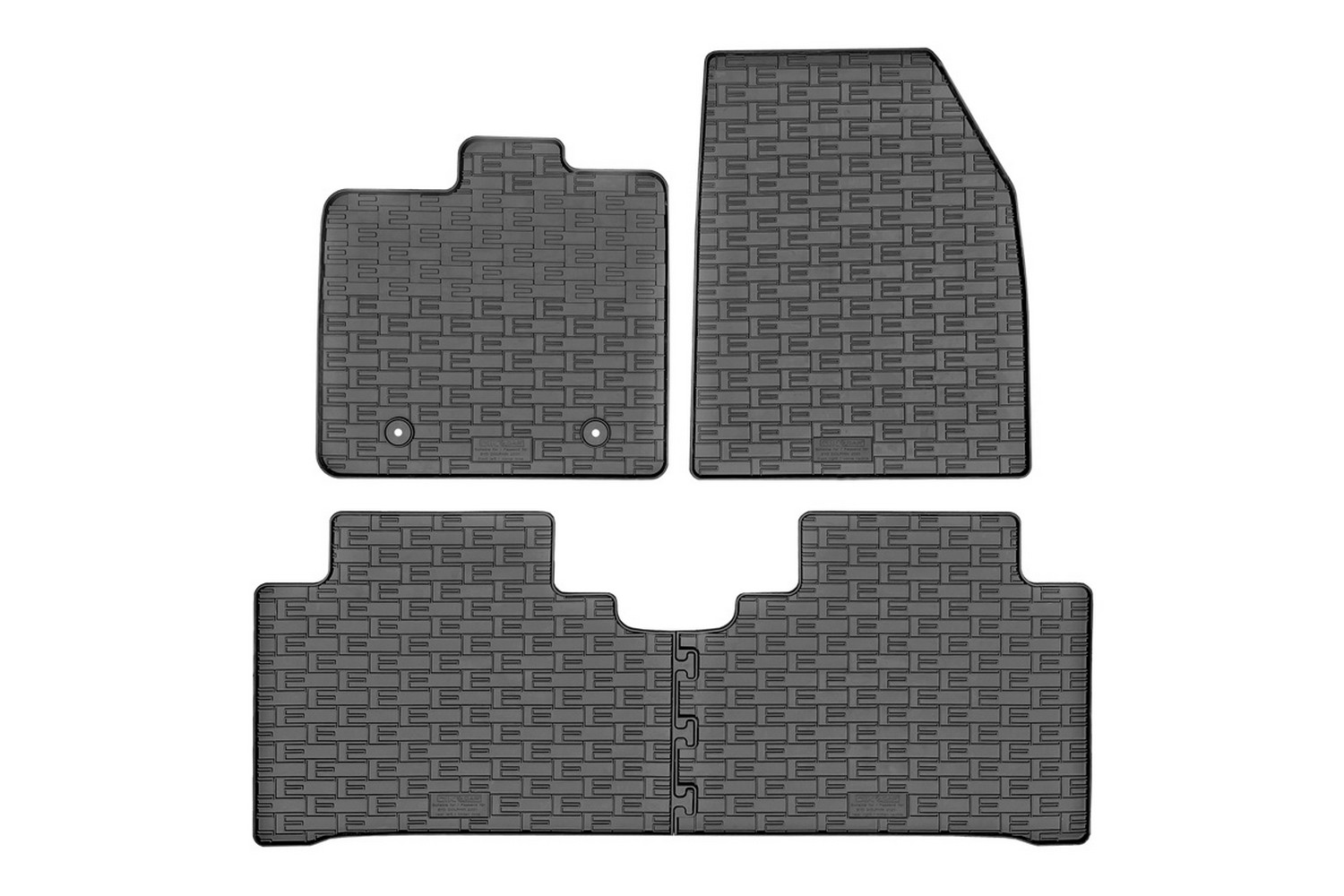 Automatten geschikt voor BYD Dolphin 2021-heden 5-deurs hatchback rubber