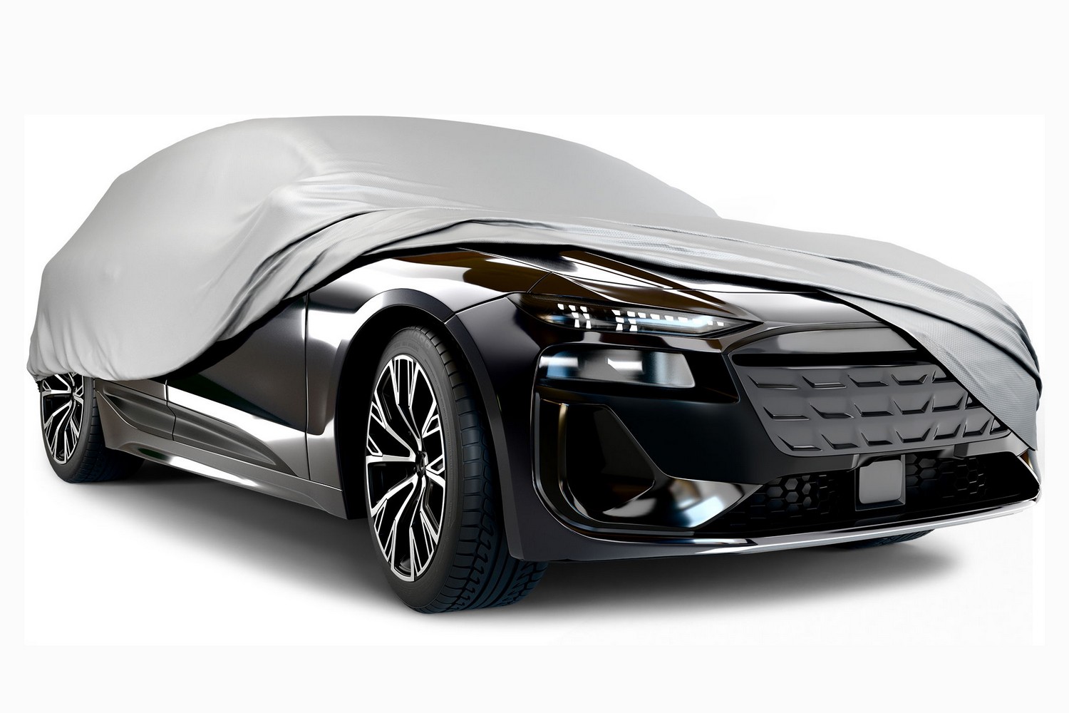 Car cover - Autoabdeckung - Autohoes - Housse de voiture All Weather Basic silver (2)