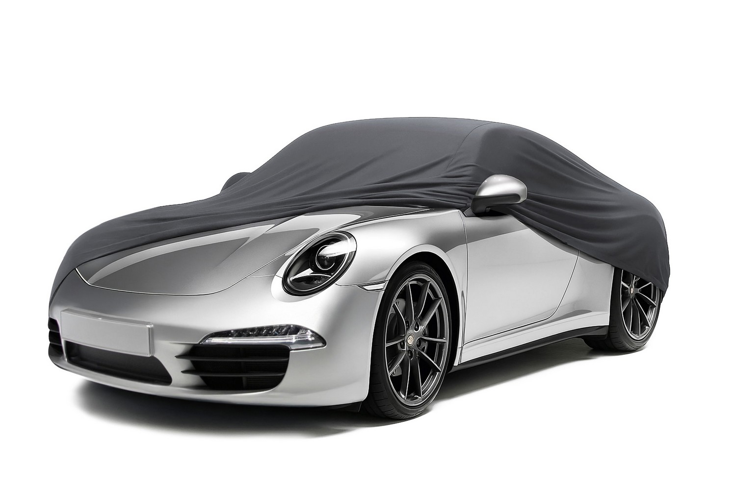 Car cover - Autoabdeckung - Autohoes - Housse de voiture Indoor Stretch Plus anthracite (2)