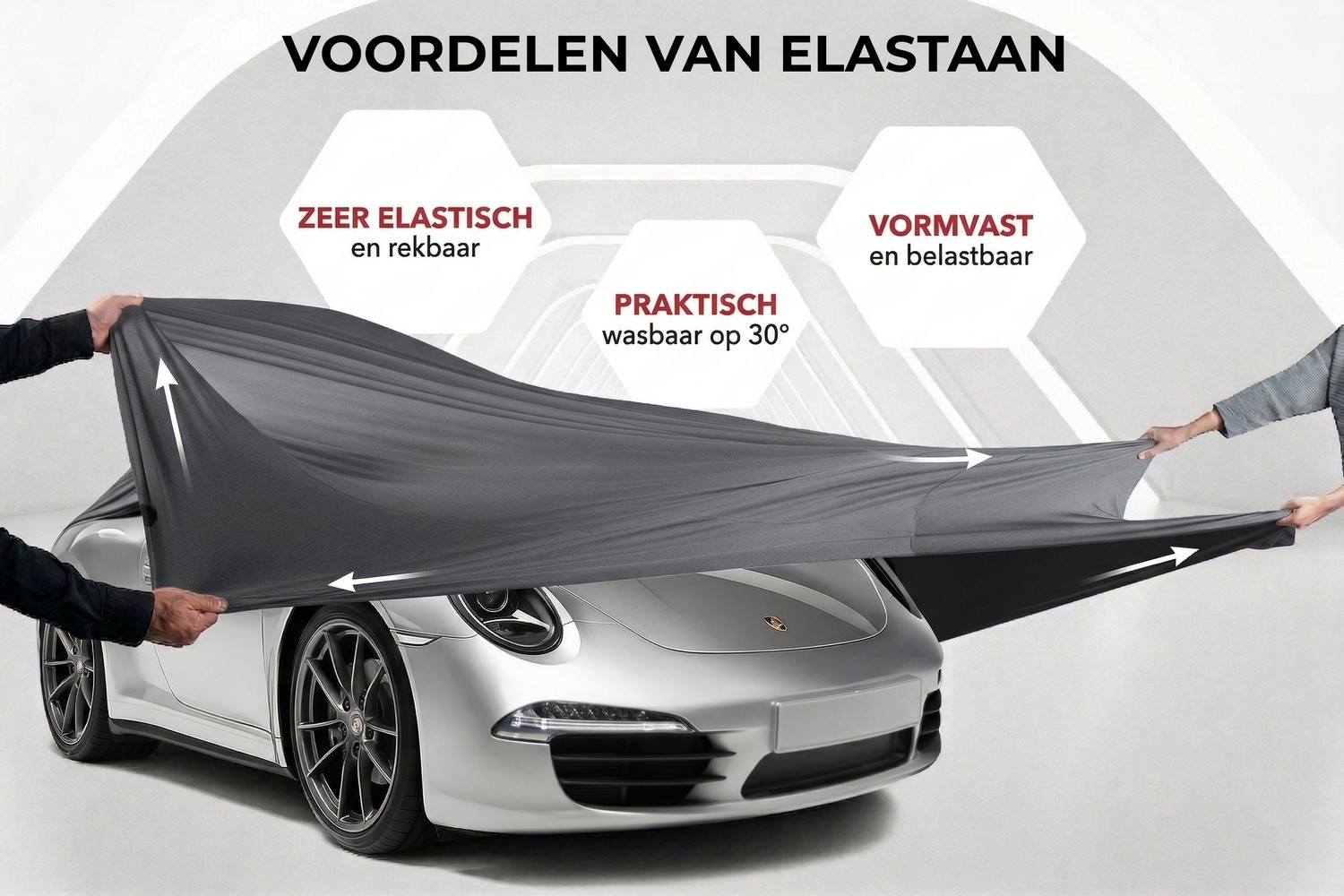 Autohoes Indoor Stretch Plus personenwagen antraciet (4)