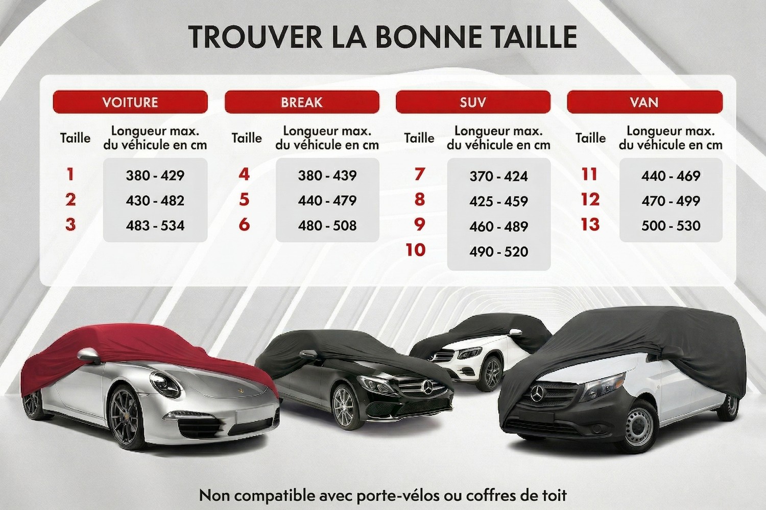 Housse de voiture Indoor Stretch Plus voiture de tourisme anthracite (7)