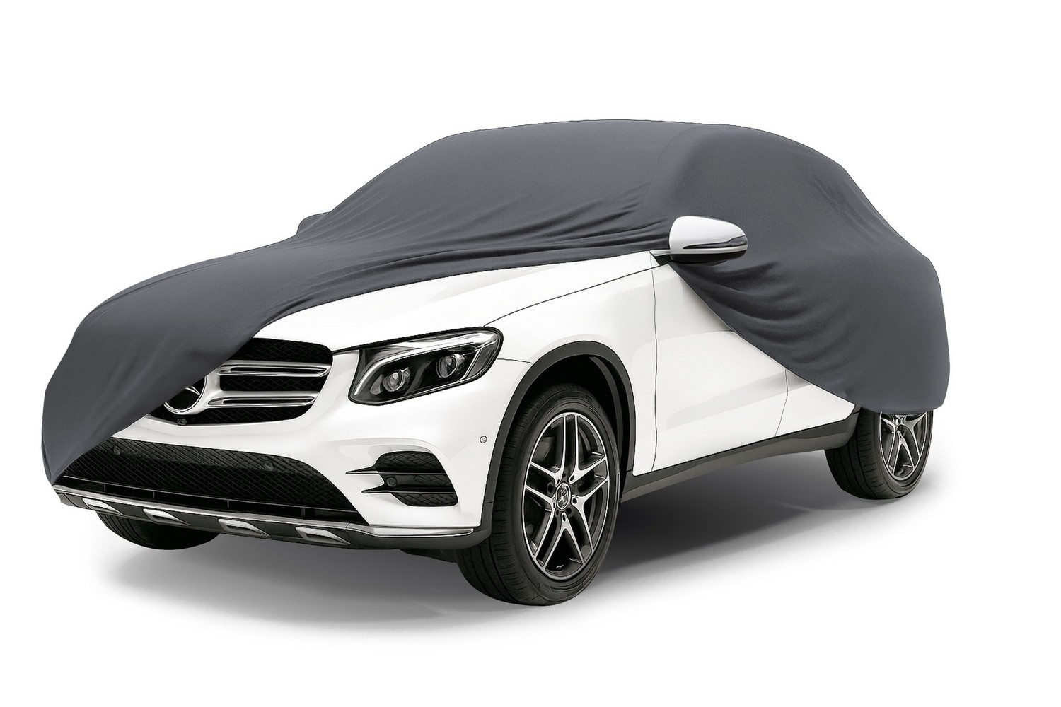 Car cover - Autoabdeckung - Autohoes - Housse de voiture Indoor Stretch Plus anthracite (2)