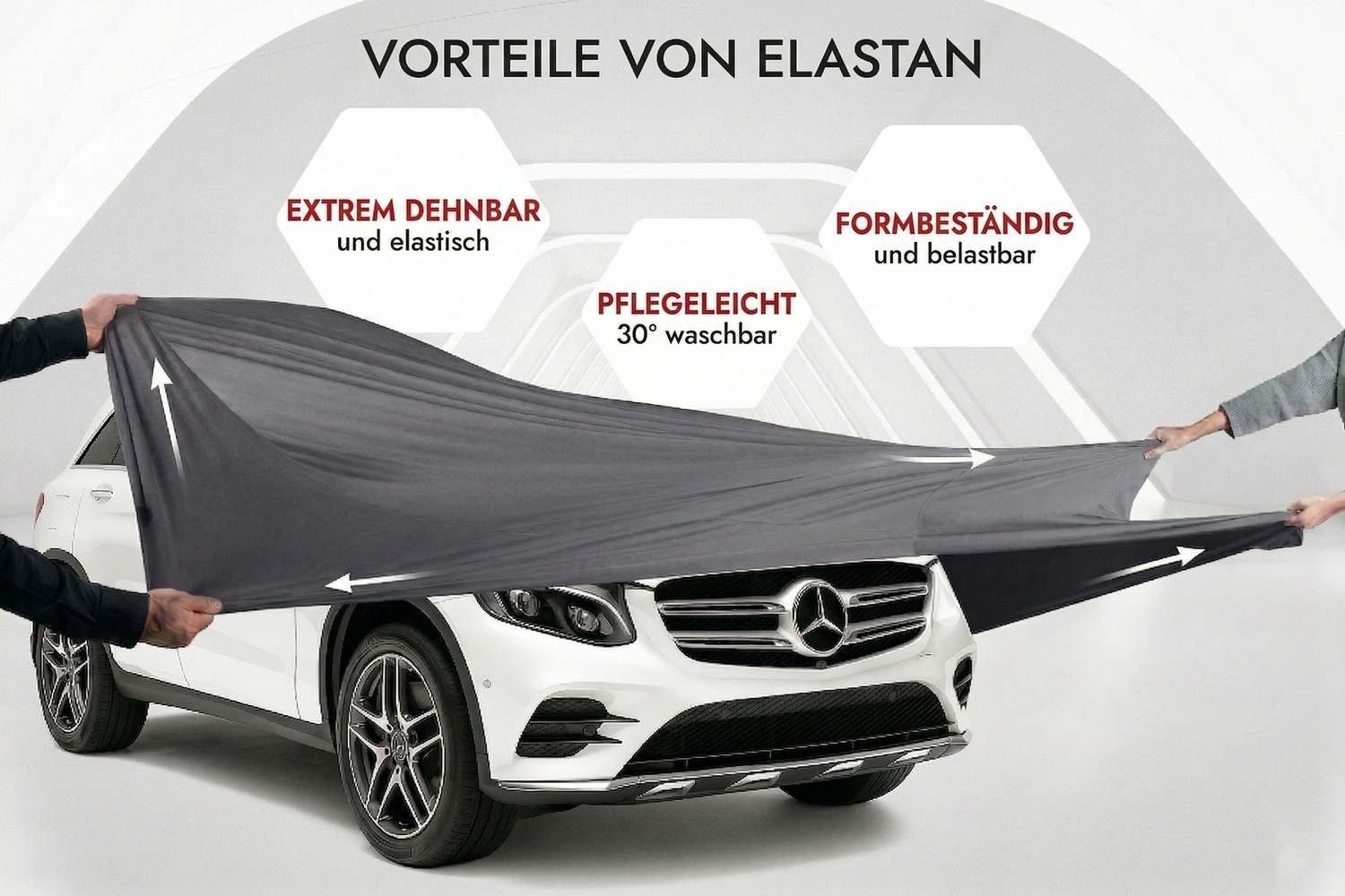 Autoabdeckung Indoor Stretch Plus SUV anthrazit (4)
