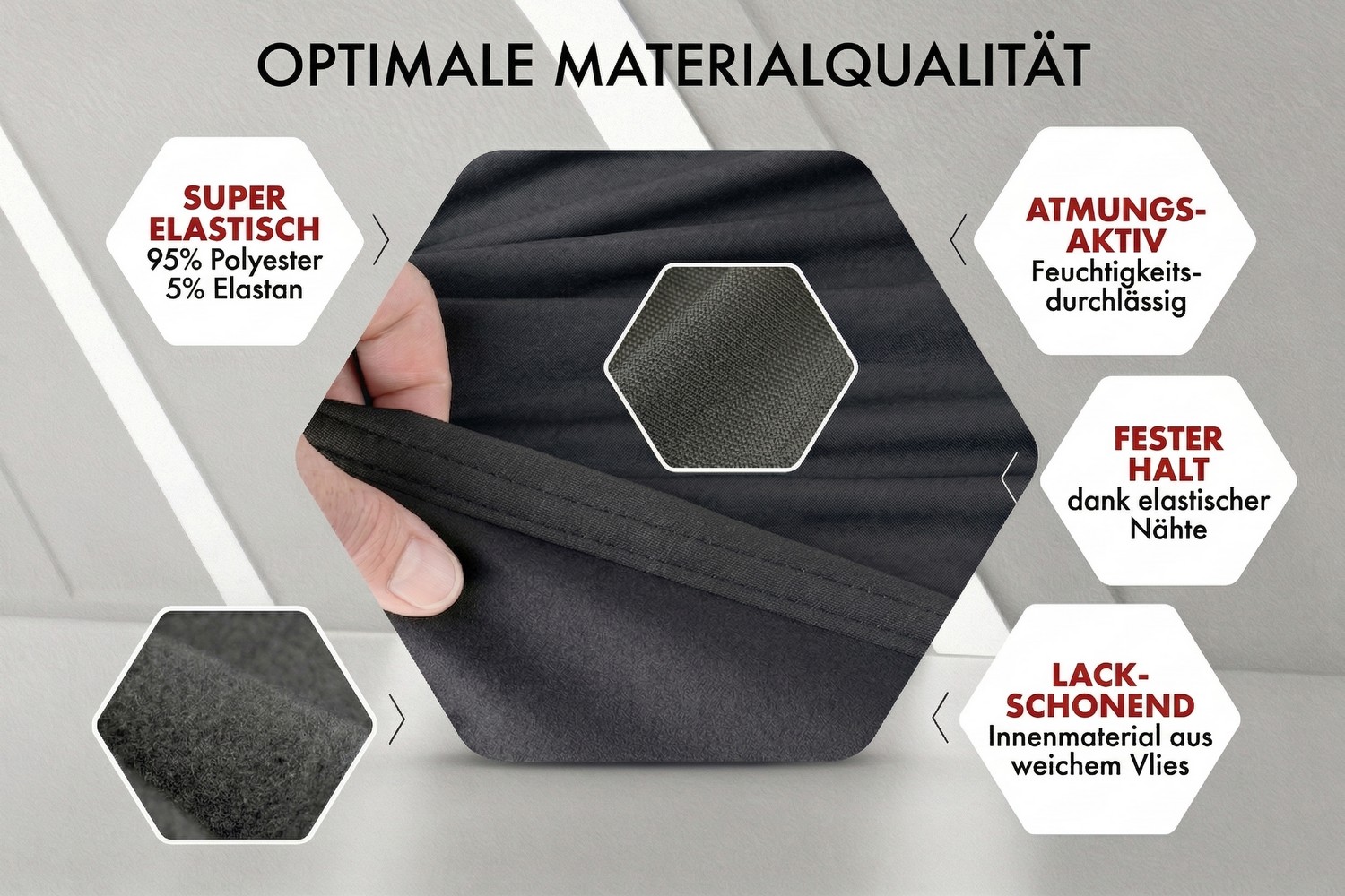 Autoabdeckung Indoor Stretch Plus SUV anthrazit (5)