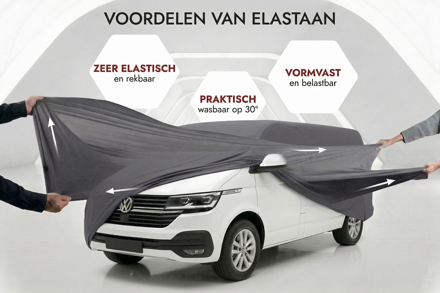 Autohoes Indoor Stretch Plus van antraciet (4) Autohoes Indoor Stretch Plus van antraciet (4)