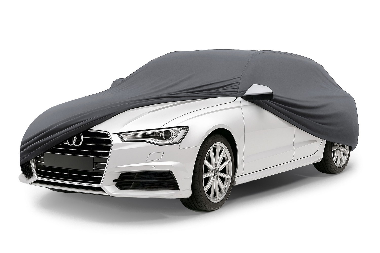 Car cover - Autoabdeckung - Autohoes - Housse de voiture Indoor Stretch Plus anthracite (2)