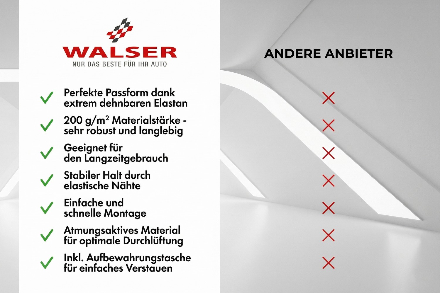 Autoabdeckung Indoor Stretch Plus SUV schwarz (6)