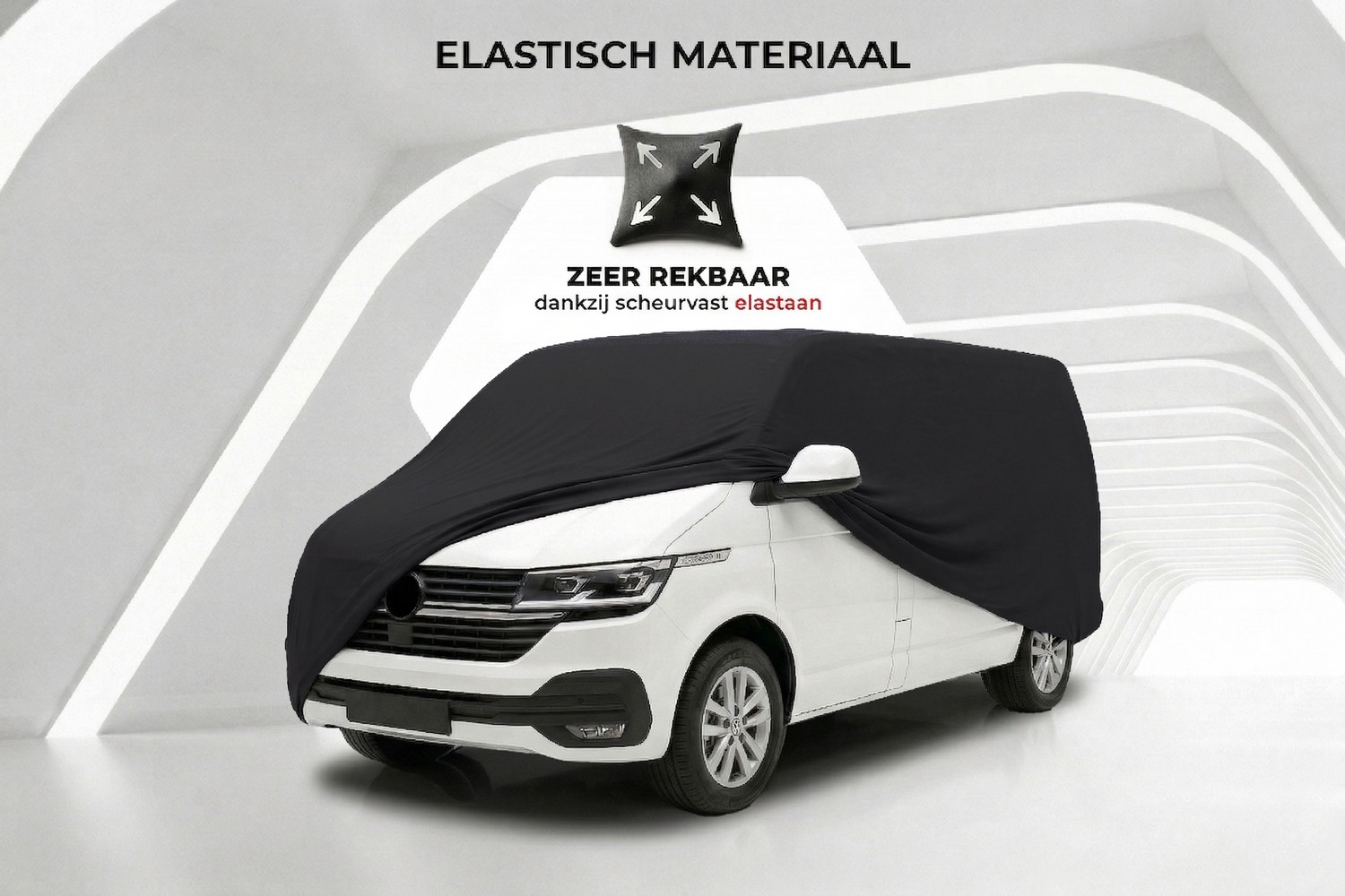 Autohoes Indoor Stretch Plus van zwart (3)