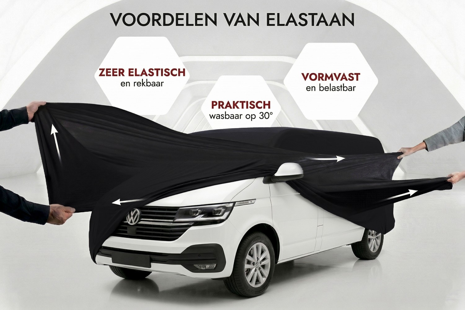 Autohoes Indoor Stretch Plus van zwart (4)