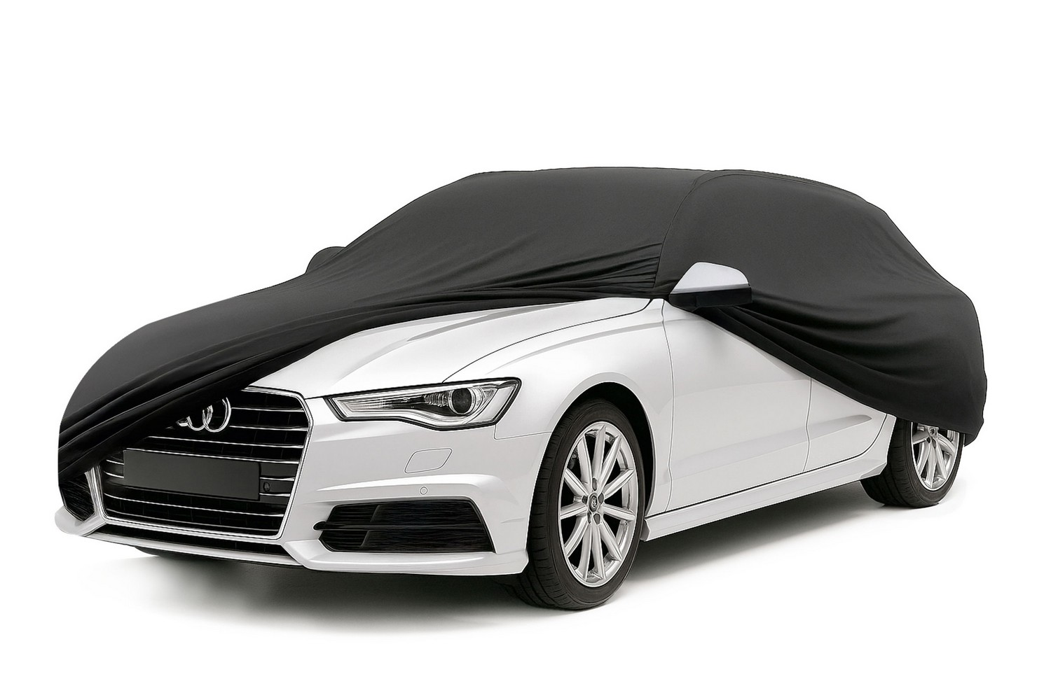 Car cover - Autoabdeckung - Autohoes - Housse de voiture Indoor Stretch Plus black (2)
