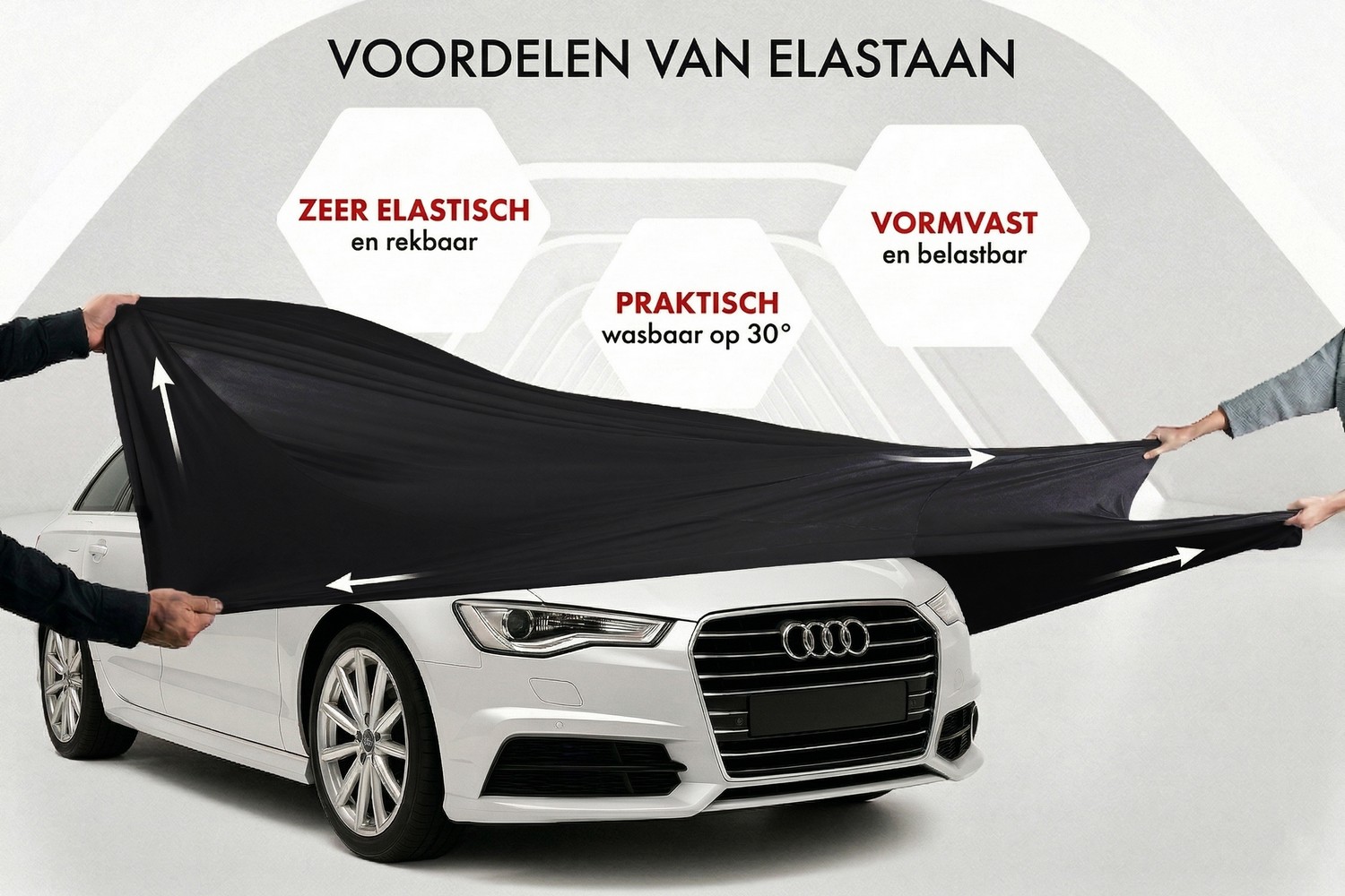 Autohoes Indoor Stretch Plus stationwagen zwart (4) Autohoes Indoor Stretch Plus stationwagen zwart (4)