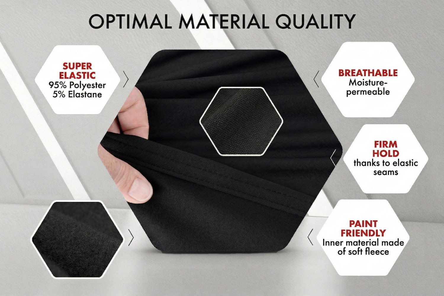 Car cover Indoor Stretch Plus station wagon black (5)