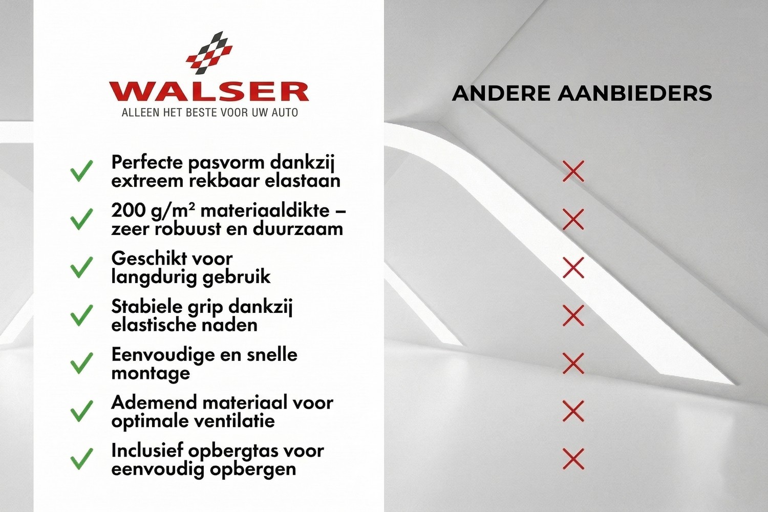 Autohoes Indoor Stretch Plus personenwagen rood (6)