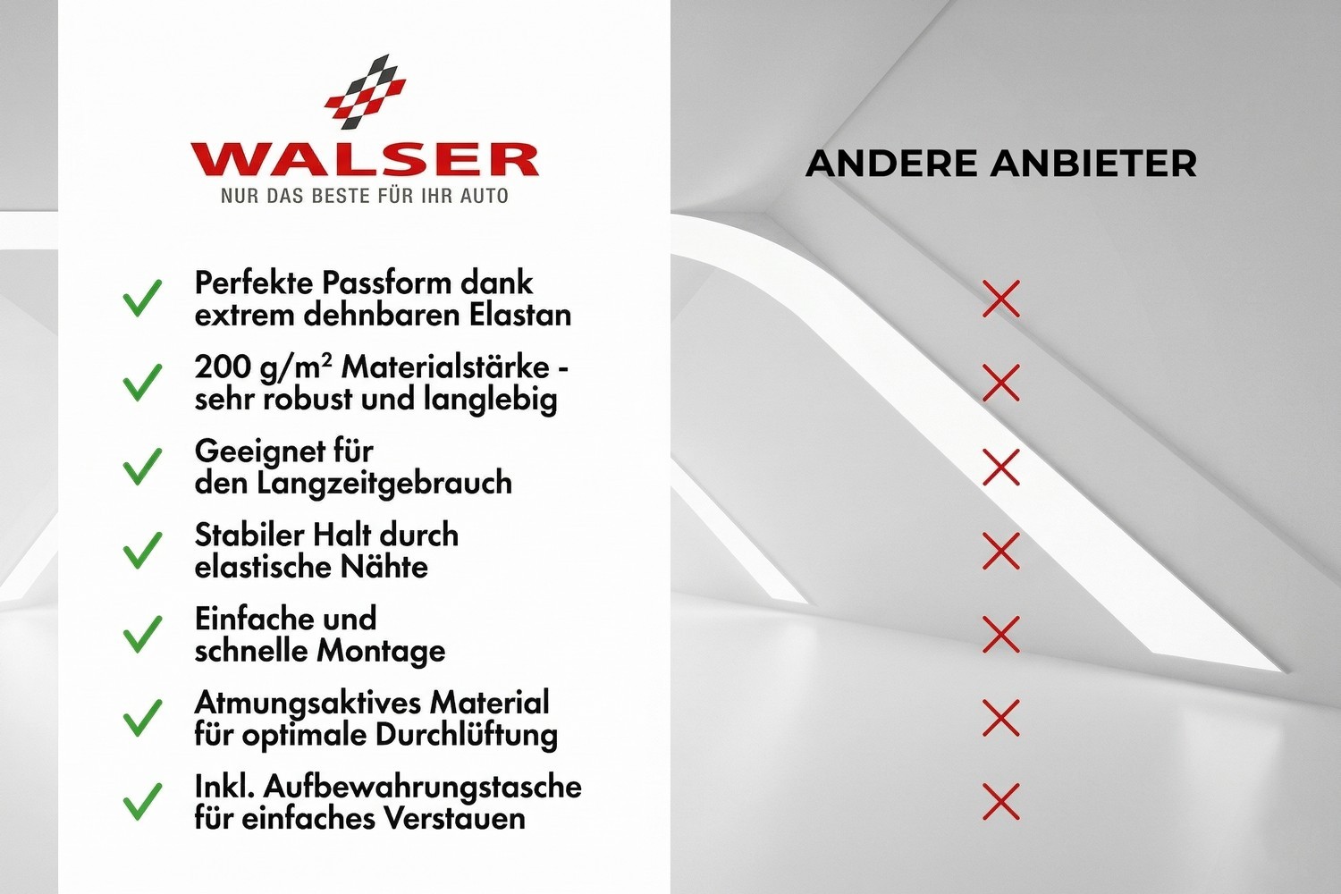 Autoabdeckung Indoor Stretch Plus SUV rot (6)