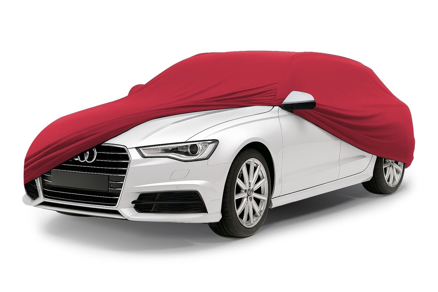 Car cover - Autoabdeckung - Autohoes - Housse de voiture Indoor Stretch Plus red (2)