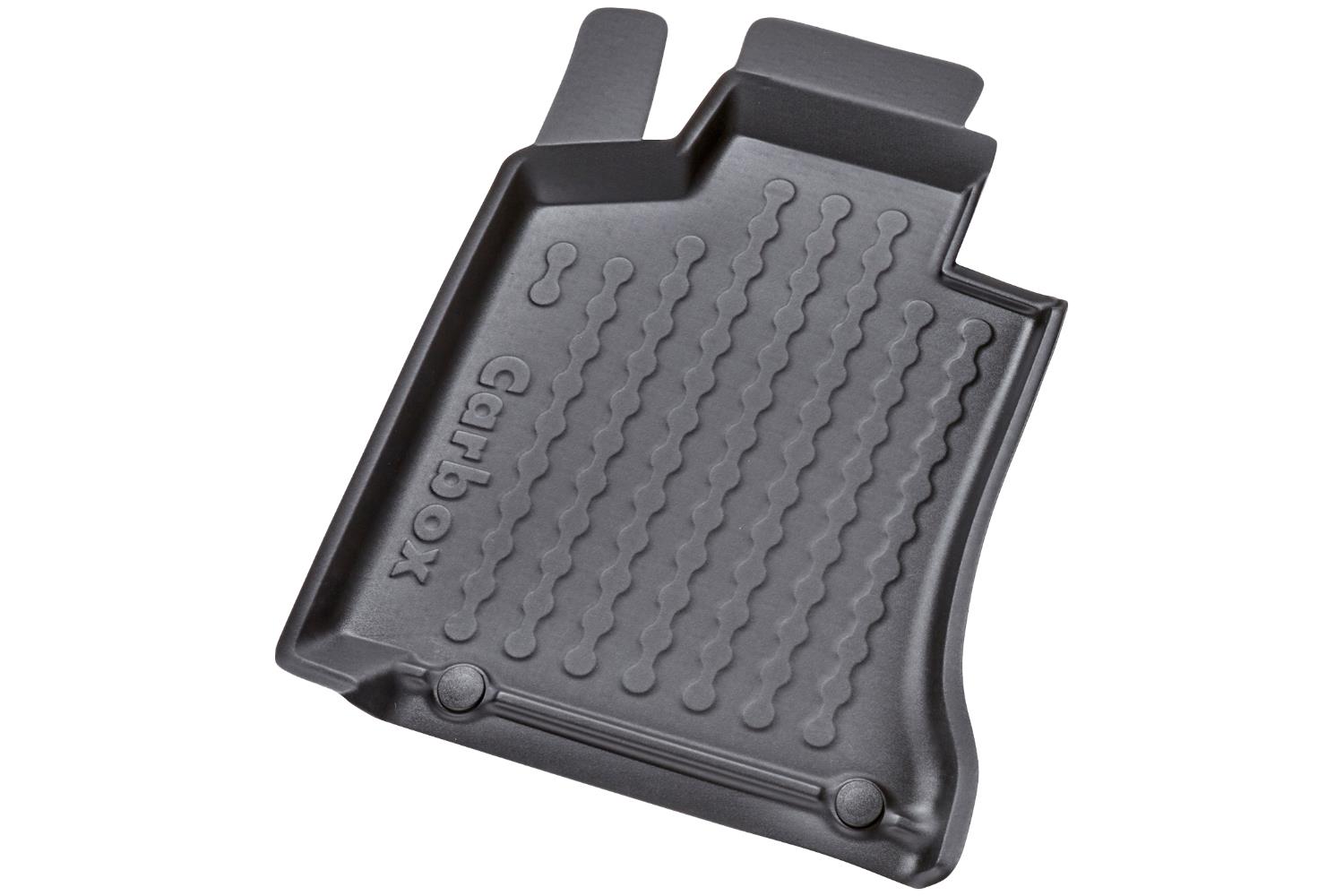 Car mat suitable for Jeep Wrangler (TJ) 1997-2006 Carbox Floor PE rubber - black - front-left