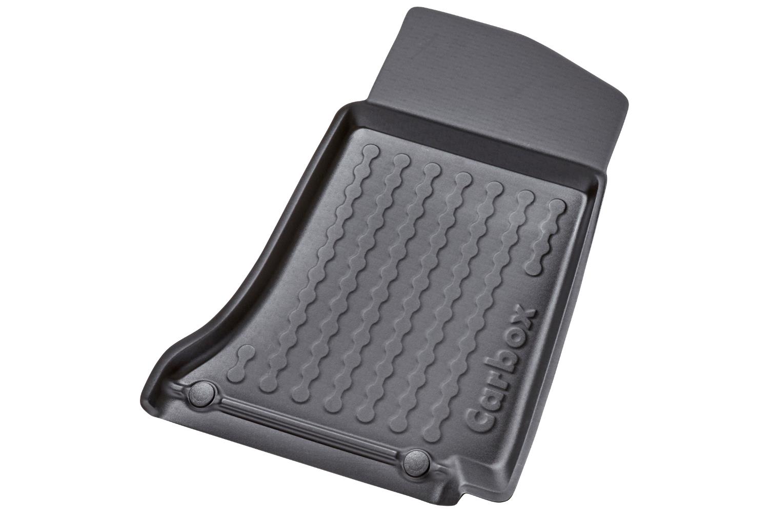 Car mat suitable for Jeep Wrangler (TJ) 1997-2006 Carbox Floor PE rubber - black - front-right