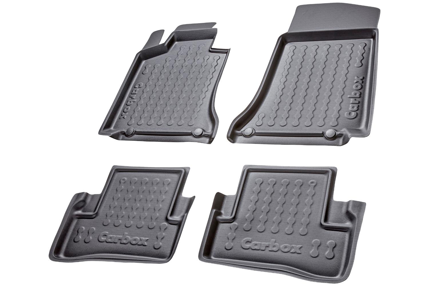 Fussmatten Jeep Wrangler Yj 1988 1997 Carbox Floor Pe Gummi Schwarz Set