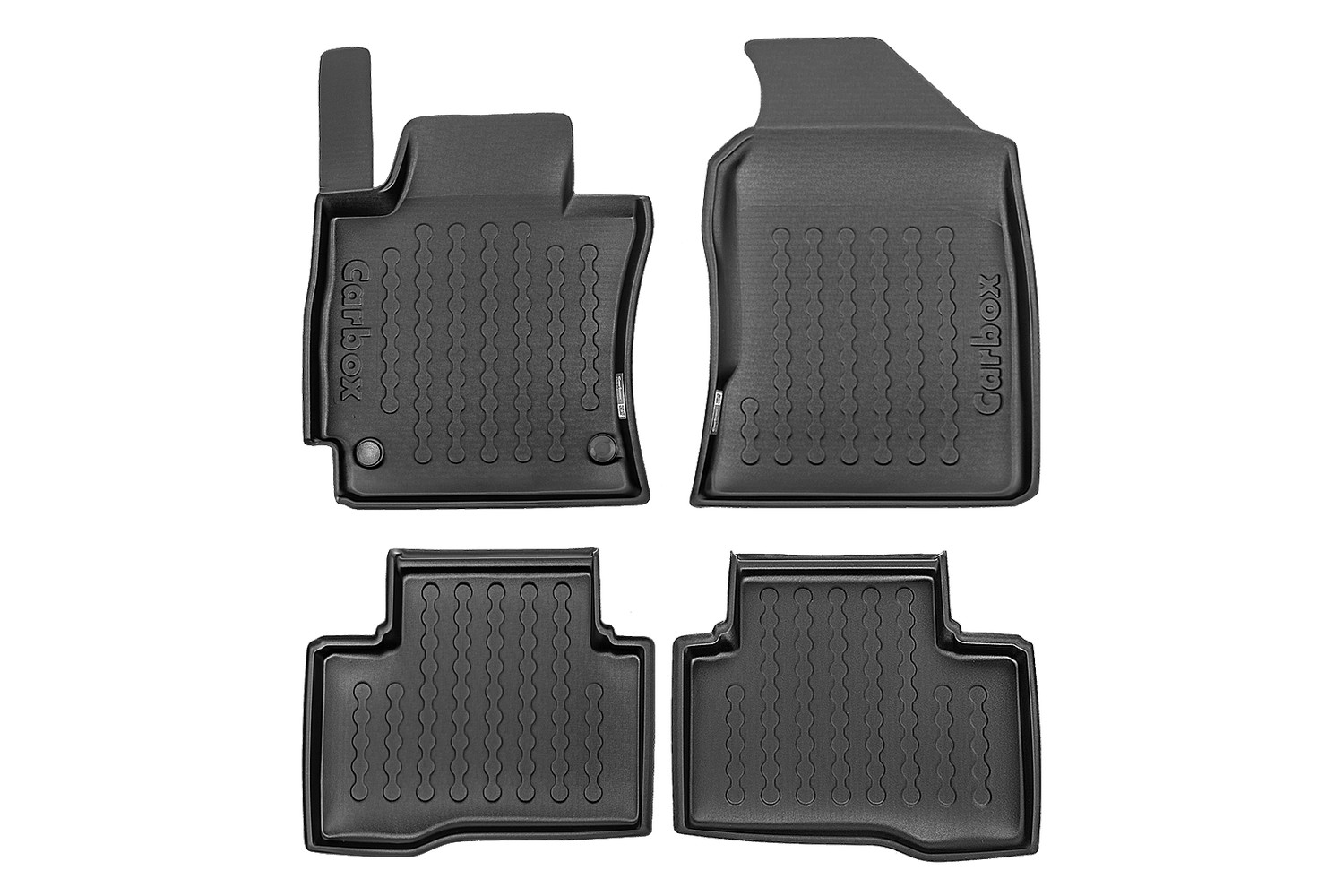 Car mats Dacia Duster 4x4 2010-2014 Carbox Floor PE rubber - front + rear set