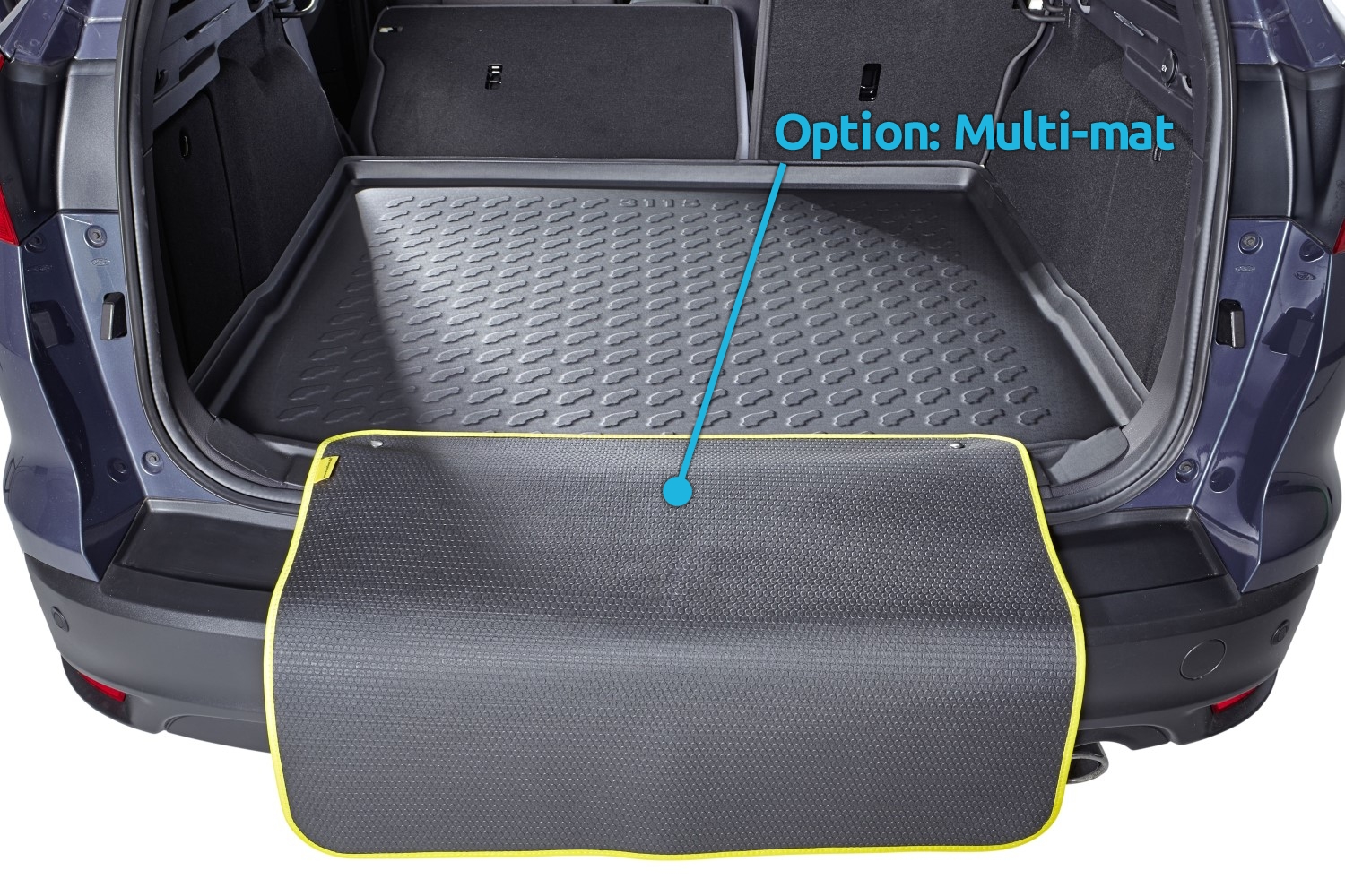  Cuir Tapis Coffre Voiture, pour Audi Q5 Sportback 2021-2023 Voiture  Cuir Tapis de Coffre AntidéRapant Protecteur Accessoires,D