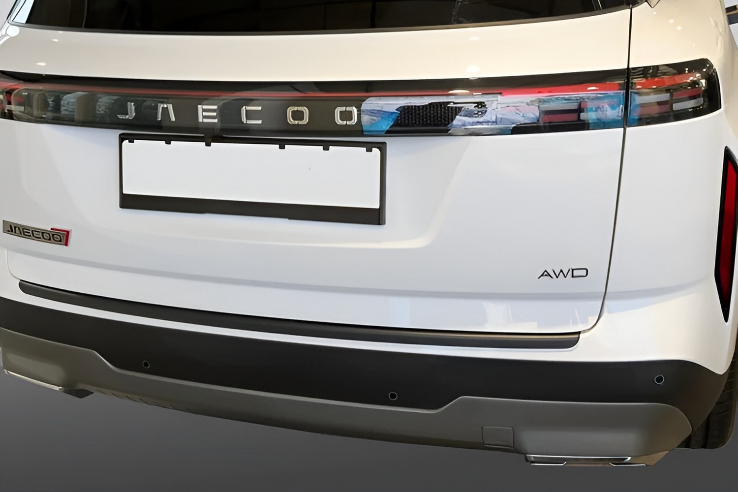 Rear bumper protector suitable for Jaecoo 7 2024-present ABS - matt black (CHE1J7BR) (2) Rear bumper protector suitable for Jaecoo 7 2024-present ABS - matt black (CHE1J7BR) (2)