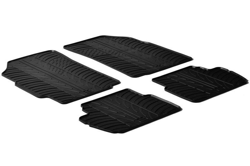 Tapis convient à Chevrolet - Daewoo Spark (M300) 2010-2015 5 portes bicorps caoutchouc Rubbasol