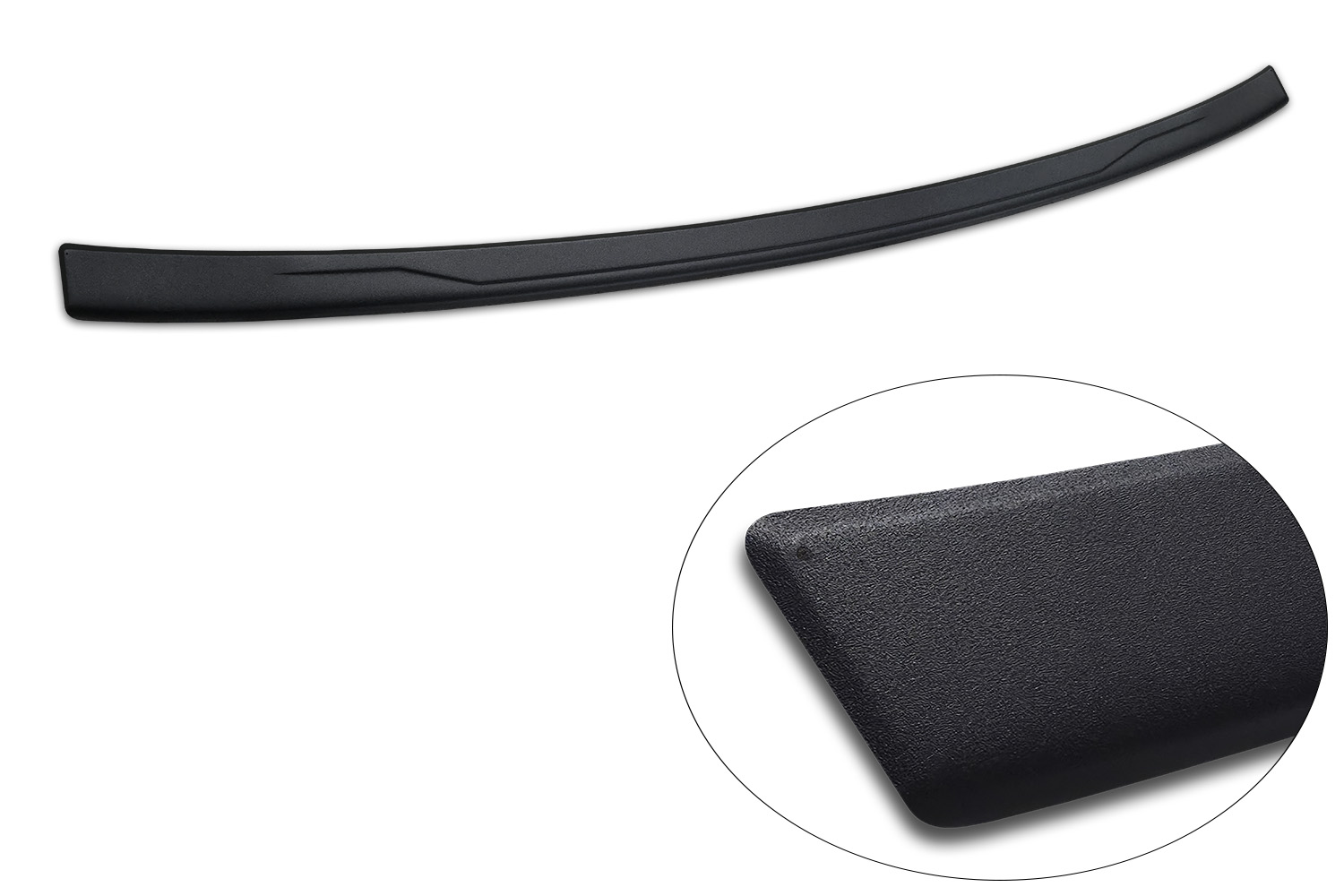 Rear bumper protector suitable for Chery Jaecoo 7 2023-present stainless steel matt black (4) Rear bumper protector suitable for Chery Jaecoo 7 2023-present stainless steel matt black (4)