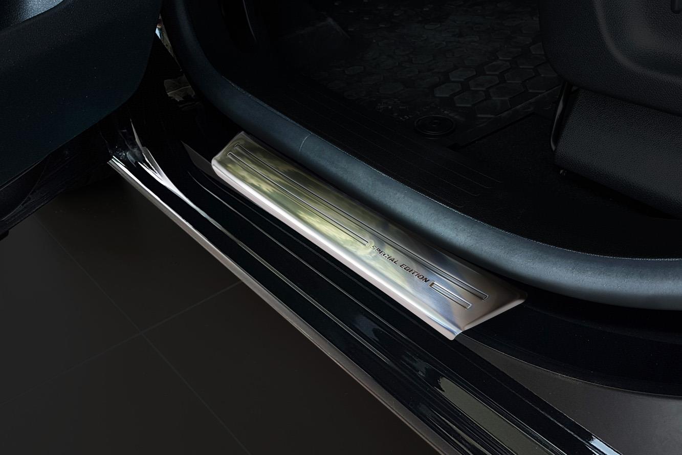 Seuils de portes convient à Citroën Berlingo III (K9) 2018-présent acier inox brossé 2 pièces