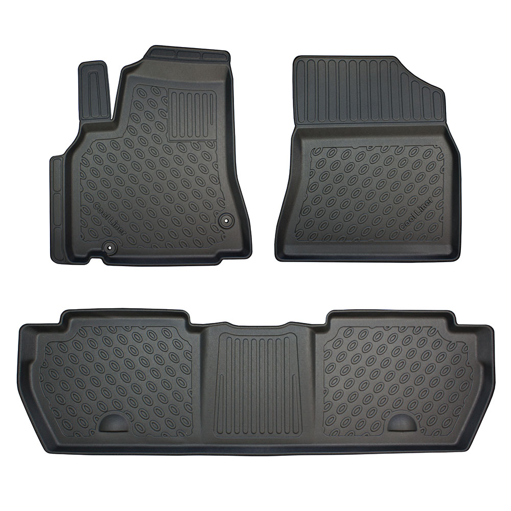 Car mats Citro n Berlingo II B9 2008 2018 Cool Liner PE TPE rubber