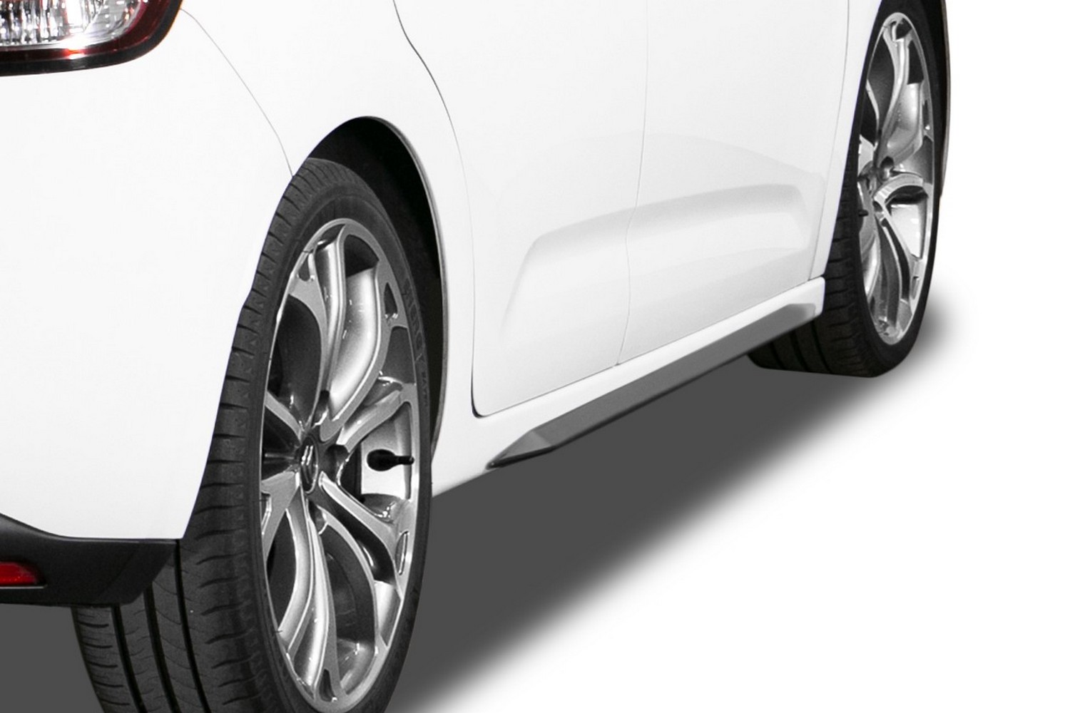 Side skirts suitable for Citroën C3 II 2009-2016 3 &#38; 5-door hatchback &#34;Slim&#34; ABS