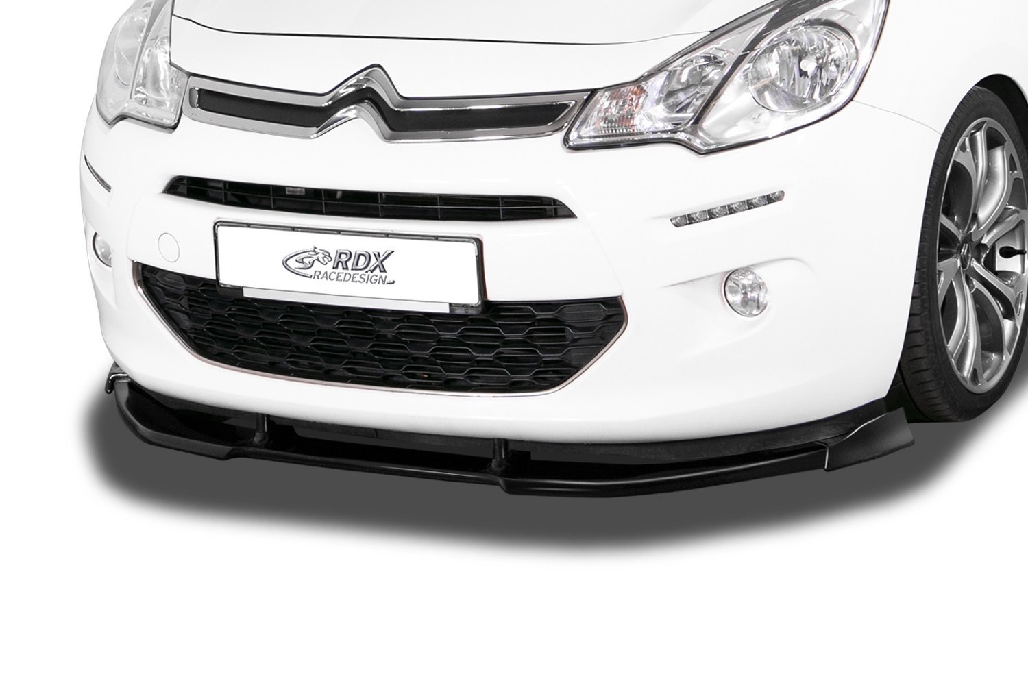 Front spoiler suitable for Citroën C3 II 2013-2016 3 & 5-door hatchback Vario-X PU