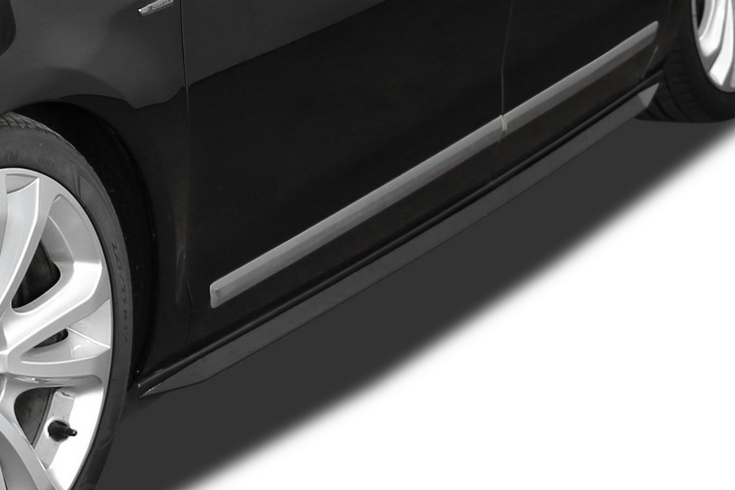 Sideskirts geschikt voor Citroën C5 (RD-TD) 2008-2017 4-deurs sedan &#34;Slim&#34; ABS