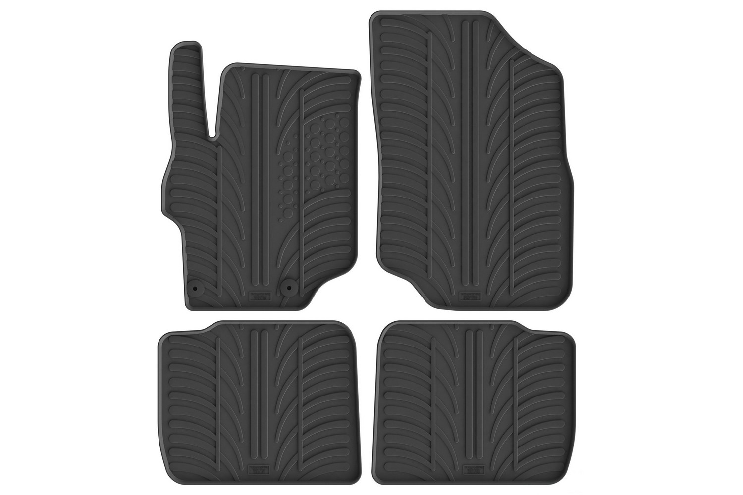 Alfombrillas para coche compatibles con Citro&euml;n C-Elysee 2012-presente berlina 4 puertas goma Rubbasol