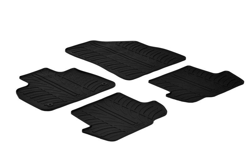 Car mats suitable for Citroën DS5 2012-2018 5-door hatchback Rubbasol rubber