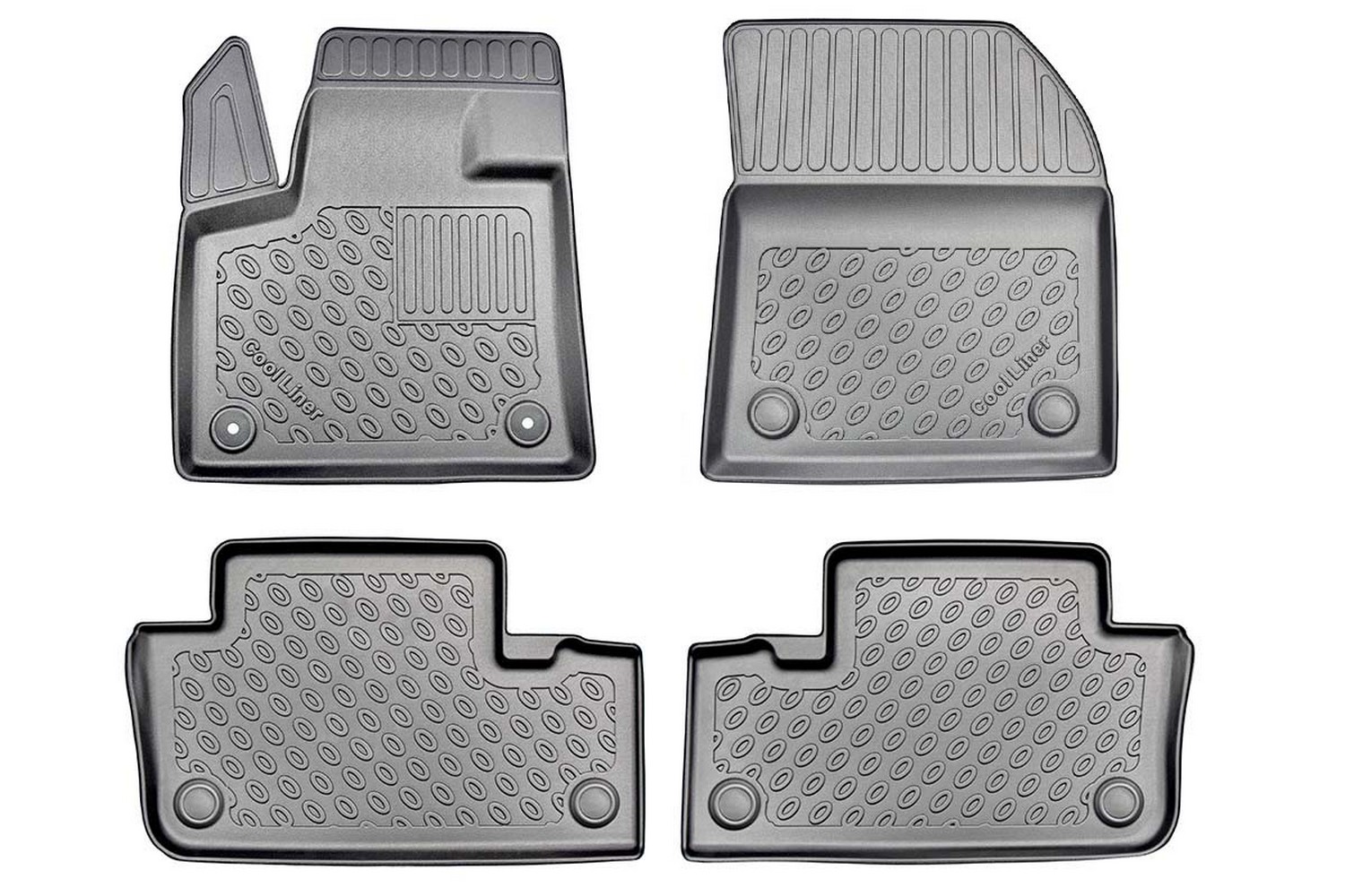 Tapis convient à DS7 Crossback 2018-présent Cool Liner PE/TPE caoutchouc Tapis convient à DS7 Crossback 2018-présent Cool Liner PE/TPE caoutchouc