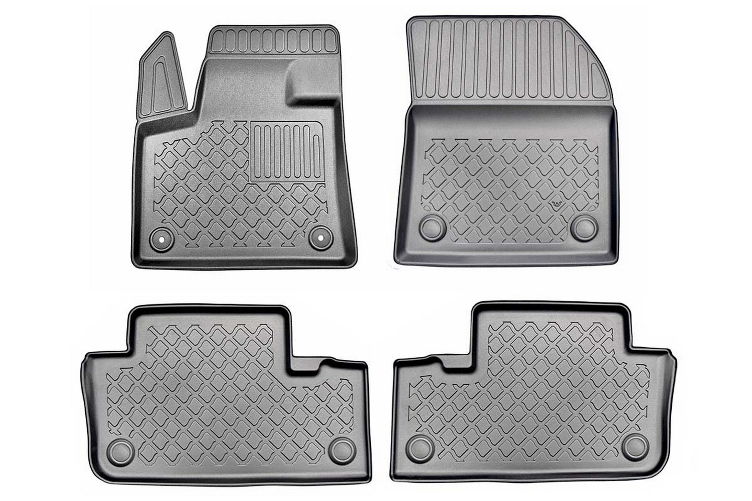 Automatten geschikt voor DS7 Crossback 2018-heden Guardliner PE/TPE rubber