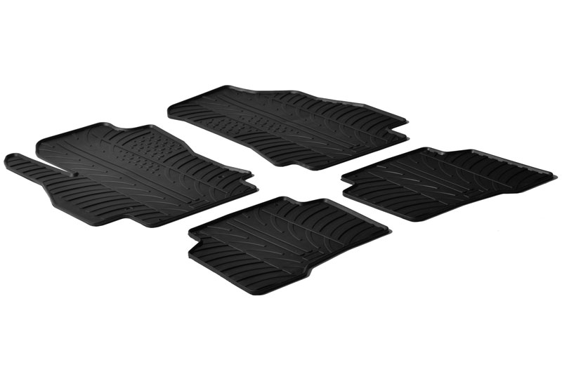 Automatten geschikt voor Citroën Nemo 2007-2021 Rubbasol rubber